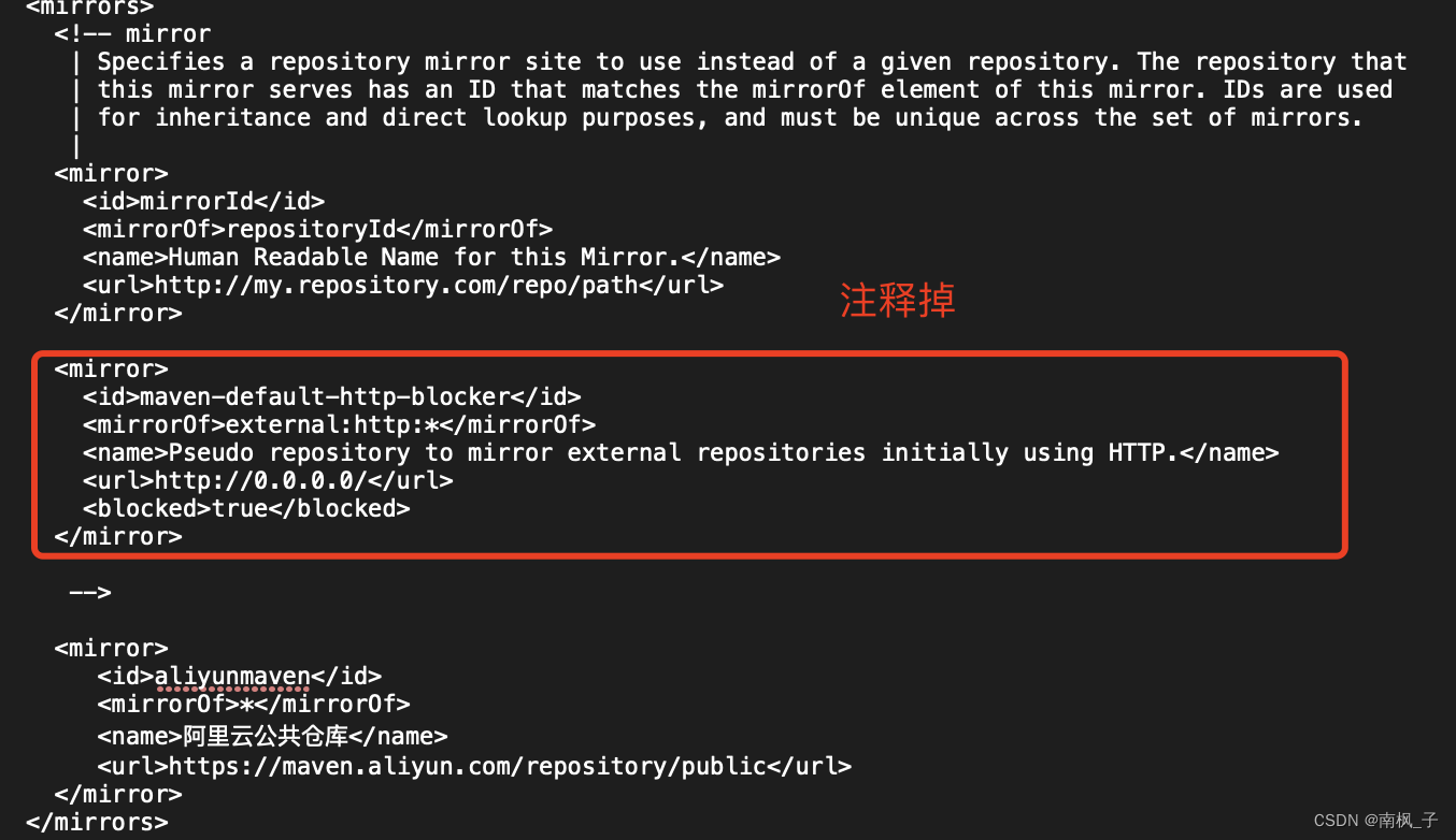【Maven 】Some problems were encountered while building the effective ...