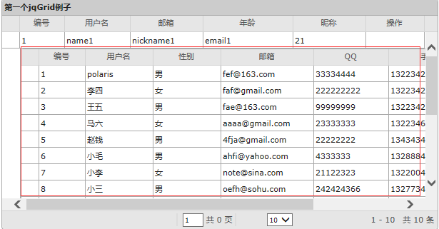 展开二级表格