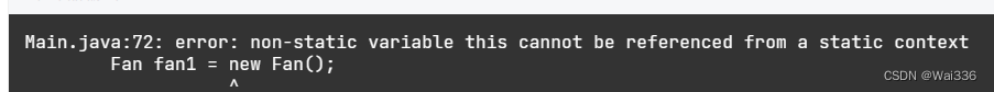 error: non-static variable this cannot be referenced from a static ...