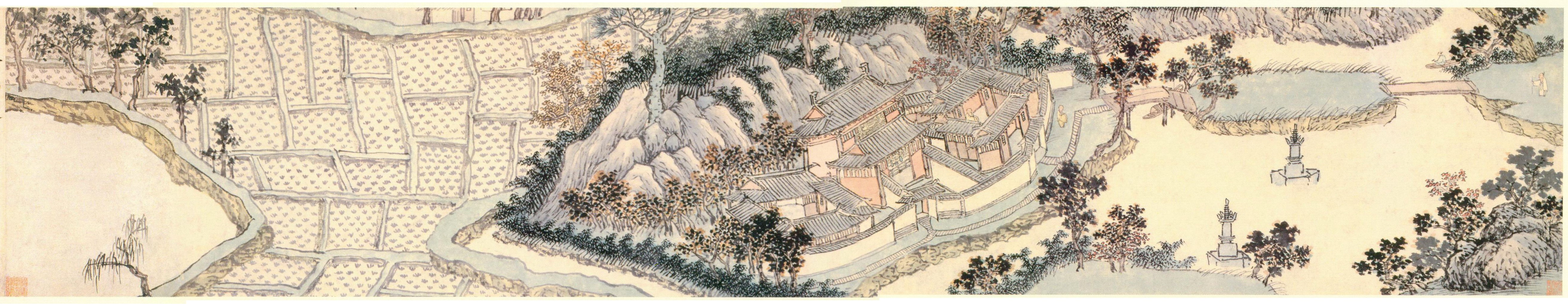 名画162 沈周《画卷八幅》_沈周《四季花卉》卷-CSDN博客