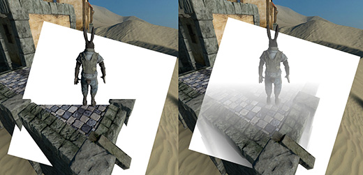 Untextured particle comparison