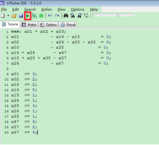 lpsolve