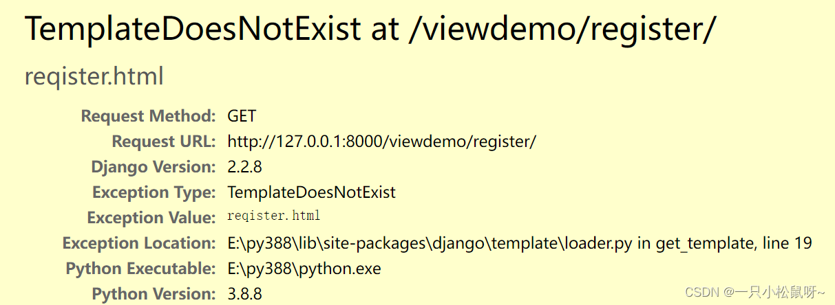 python - exception in thread django-main-thread:... Django项目中出现Exception Type: ValueError报错_valueerror: incorrect ...