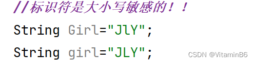大小写敏感实例
