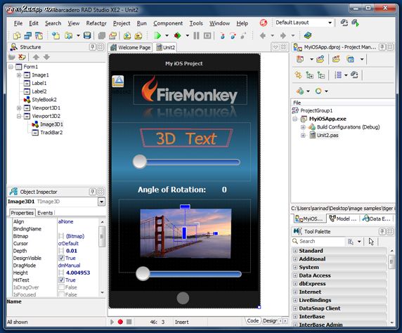 用delphi Xe2创建您的第一个iOS程式-FireMonkey-盒子文章 - yyimen - yyimen的博客