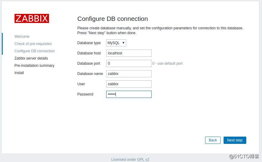 CentOS 7 搭建zabbix3.0