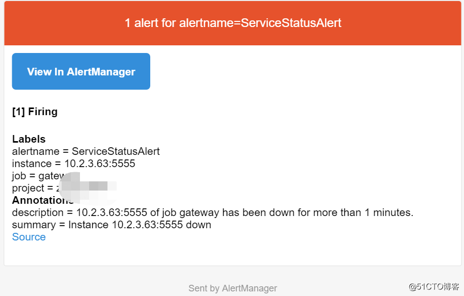 Prometheus配合Alertmanager报警系统