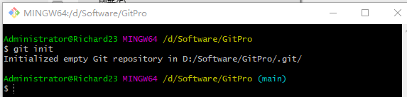 本地仓库初始化