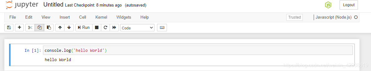 在 Jupyter Notebook 中运行 JavaScript_%%javascript jupyter-CSDN博客
