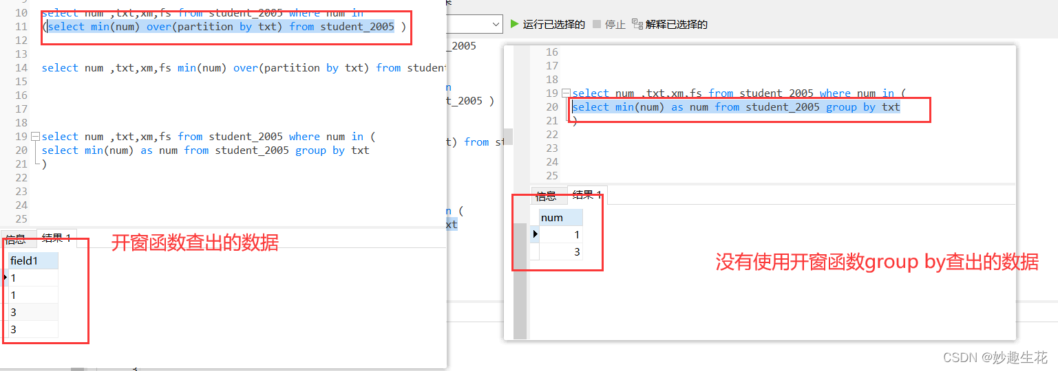 SQL分析函数-初次邂逅(一篇)_sql开窗函数 年龄最小-CSDN博客