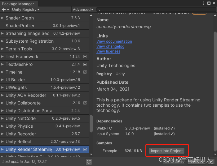 difficulty running unity render streaming sample... Unity RenderStreaming流渲染(一)_unityrenderstreaming-CSDN博客