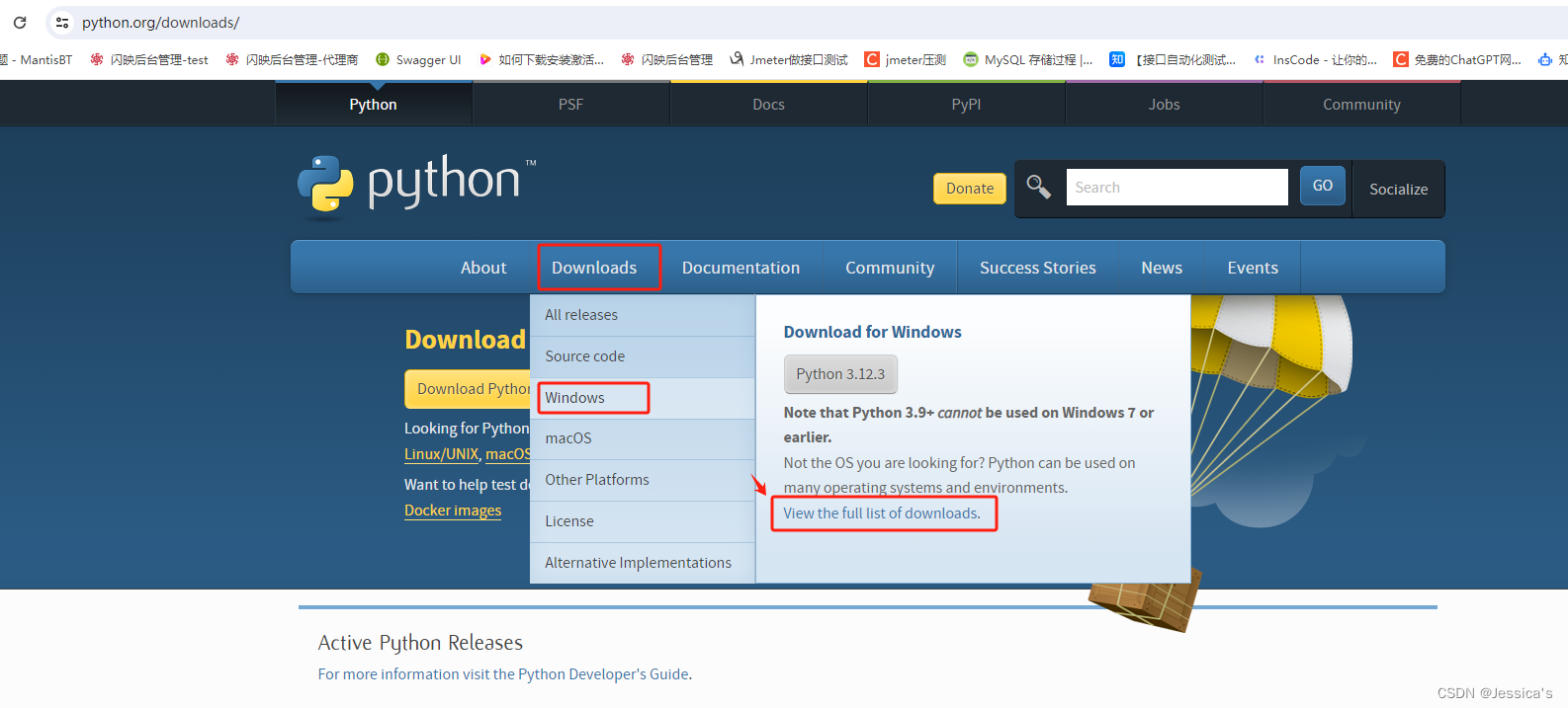 下载python