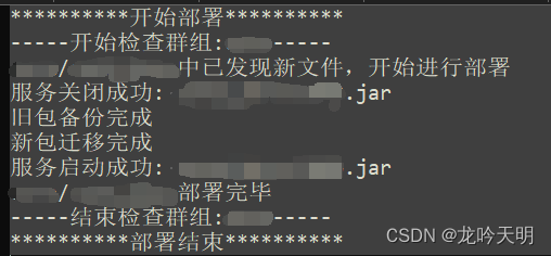 定时脚本输出结果