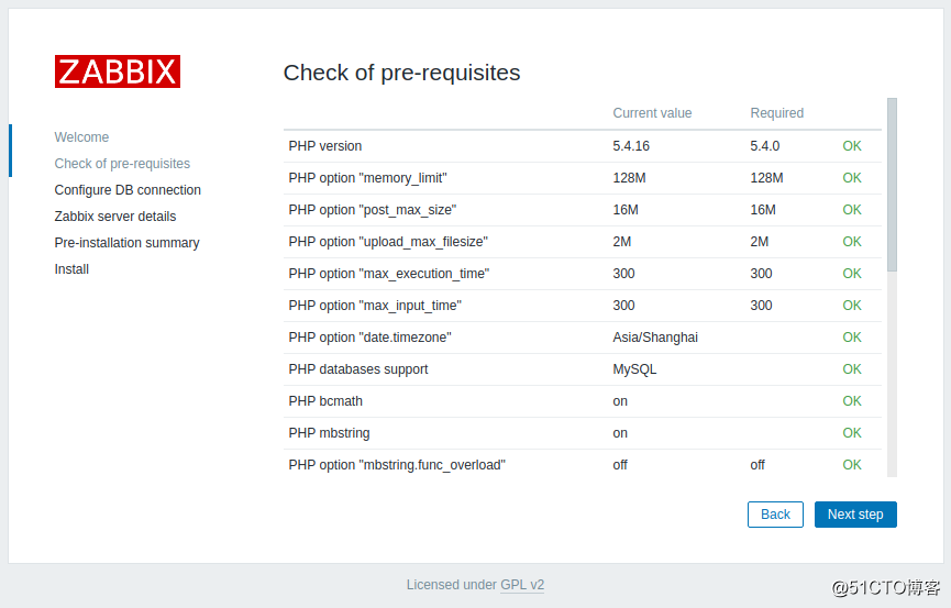 CentOS 7 搭建zabbix3.0