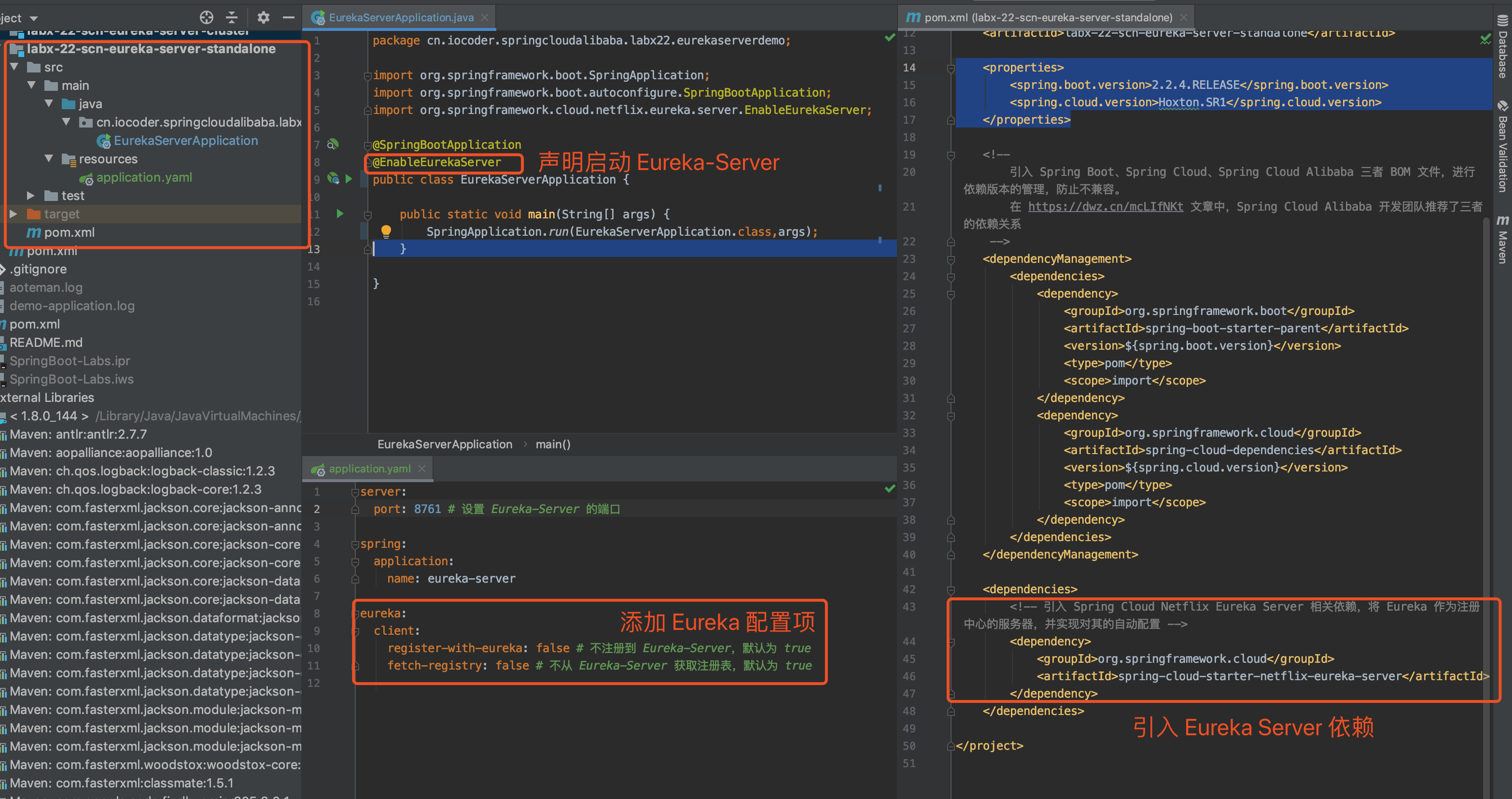 Eureka 注册中心 - 项目