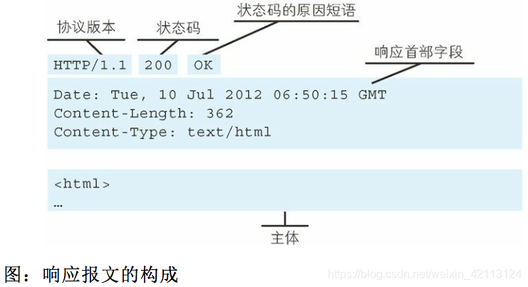 响应报文的构成