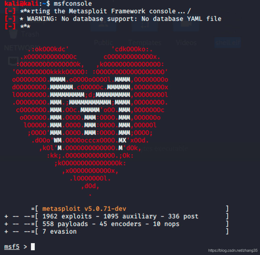 msfconsole