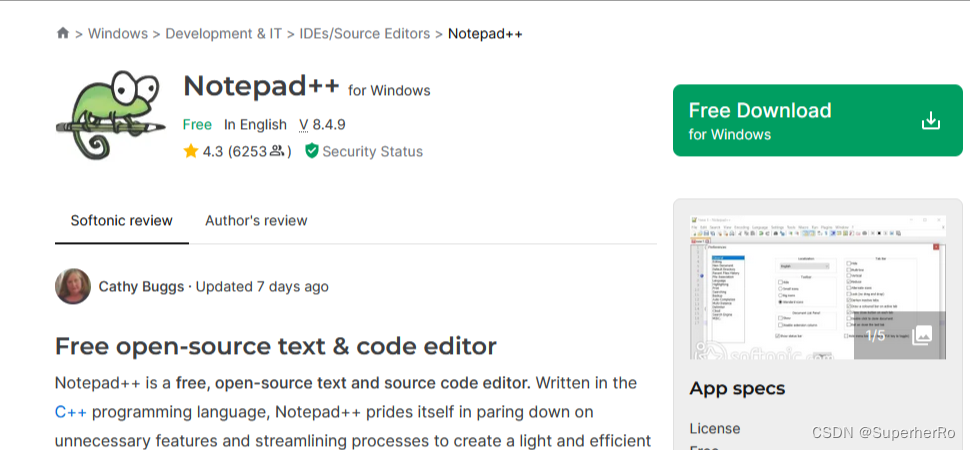 Notepad++ 下载与安装教程_notepid++下载-CSDN博客