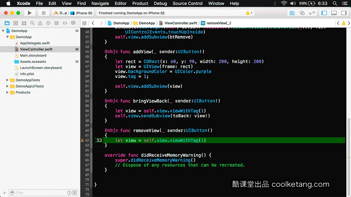 互动教程 for Xcode9 & Swift4-酷课堂