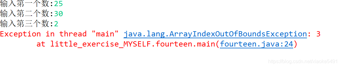 报java.lang.ArrayIndexOutOfBoundsException异常的解决方法——java_java.lang ...