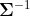 \boldsymbol \Sigma^{-1}