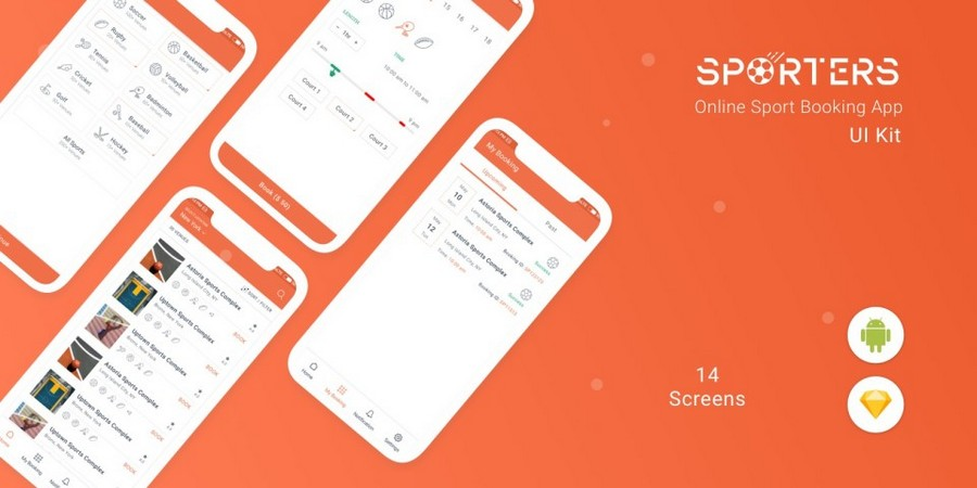 Sporters - 在线预定App