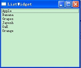 PyQt学习笔记(18)鈥斺擰ListWidget