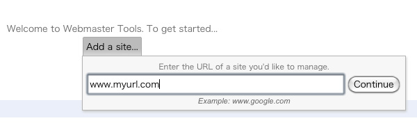 Google网站管理员工具