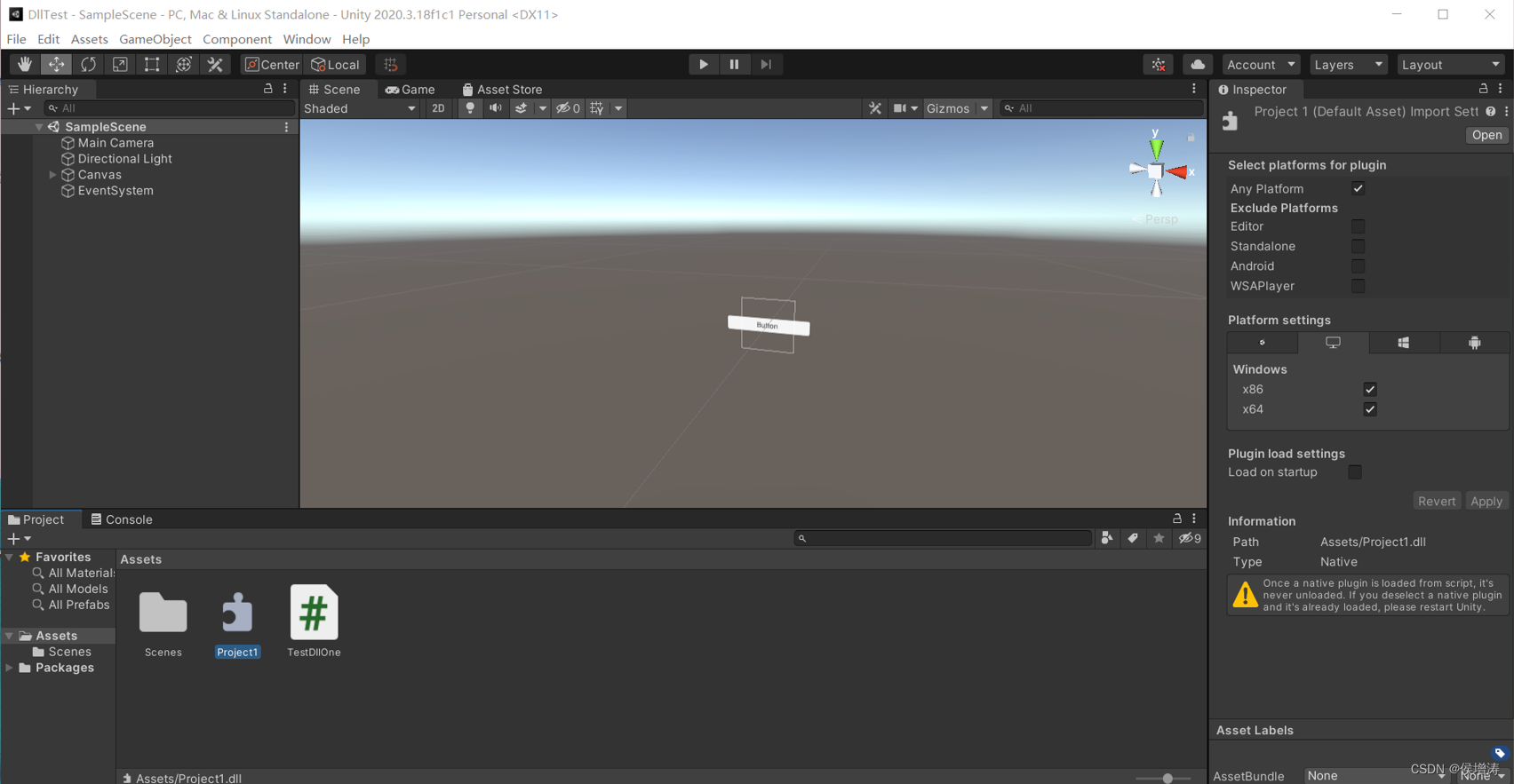 unity调用C++写的dll_unity c++dll-CSDN博客