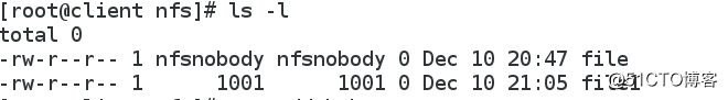 Linux中nfs网络文件共享