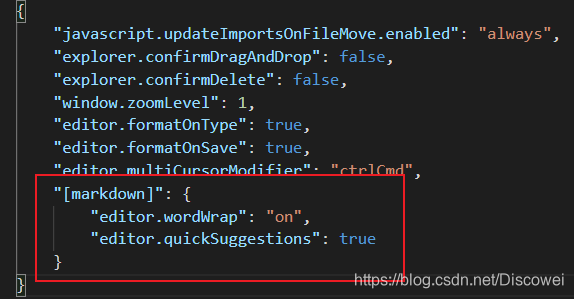 添加Markdown编码自动提示