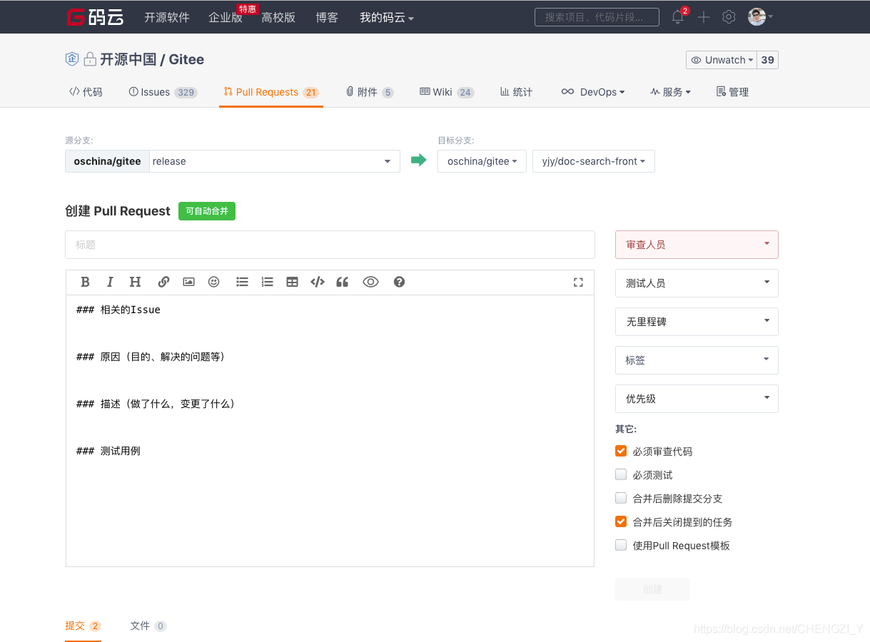 图  提交 Pull Request