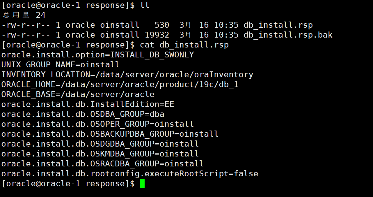 Oracle19c静默部署插图21 Oracle19c静默部署