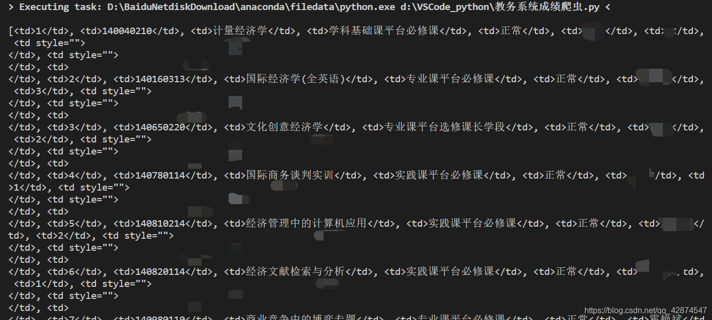 成绩信息