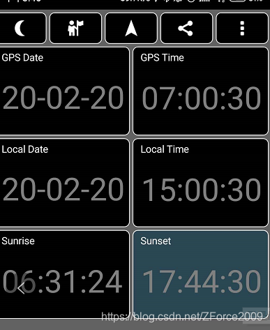 GPS TIME变成7点了，UTC时间