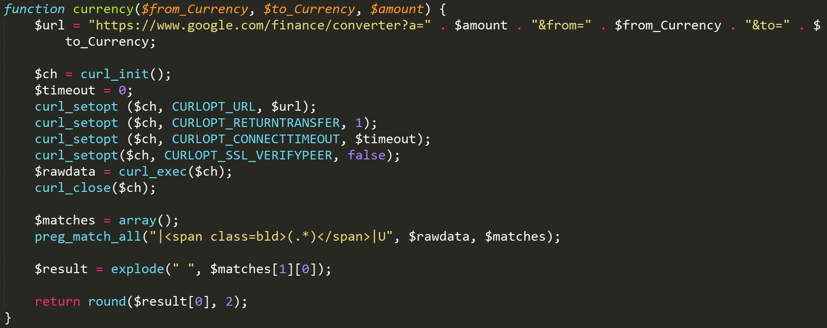 php 和java 美刀,通过GOOGLE(谷歌) API获取实时货币汇率(人民币和美金)的PHP代码-CSDN博客