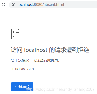HTTP ERROR 403