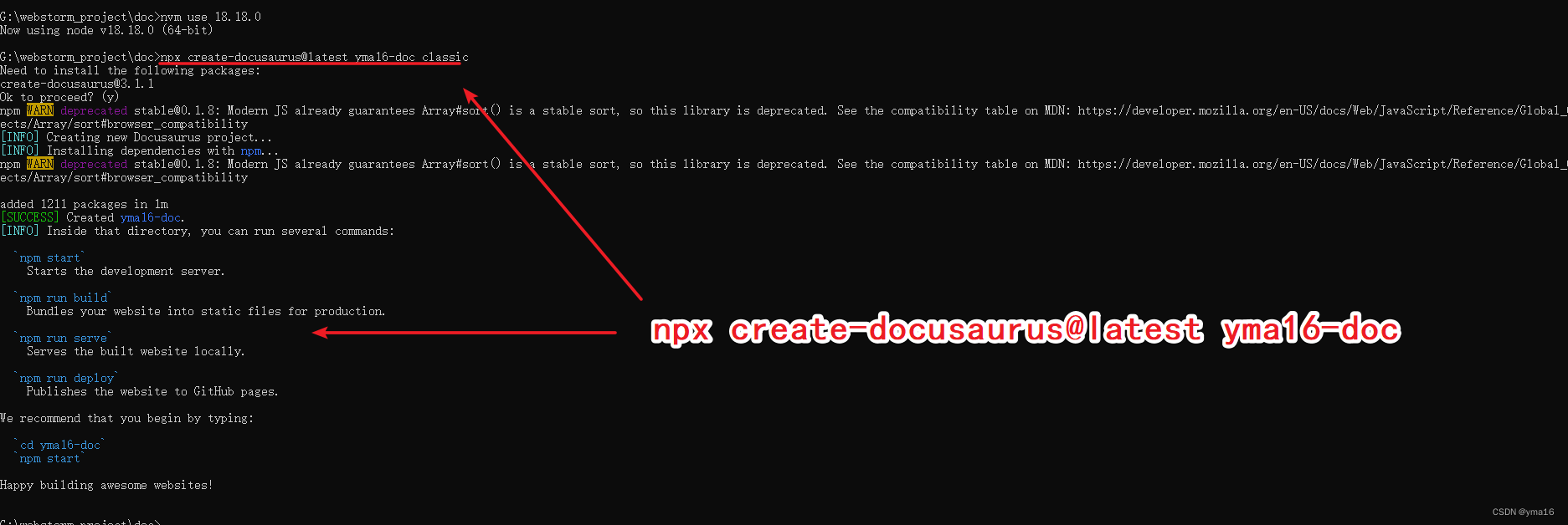 npx-create-success