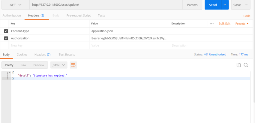 JWT_EXPIRATION_DELTA示例