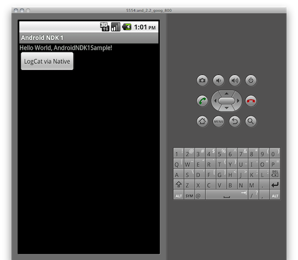 Fig 2: Screen from sample implementation