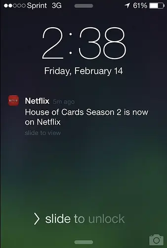 Netflix app for iOS
