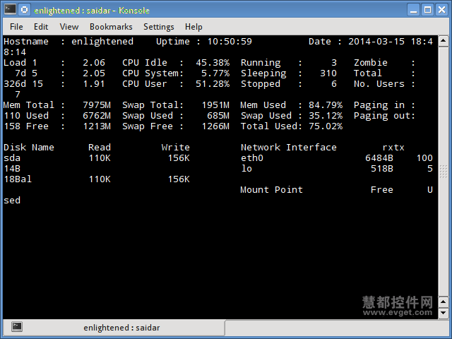 linux系统资源监控工具