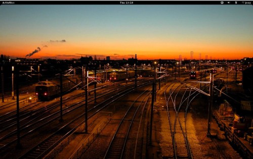 GNOME Shell desktop in Ubuntu 11.10