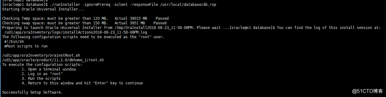 Centos6.10静默安装Oracle 11G详细教程