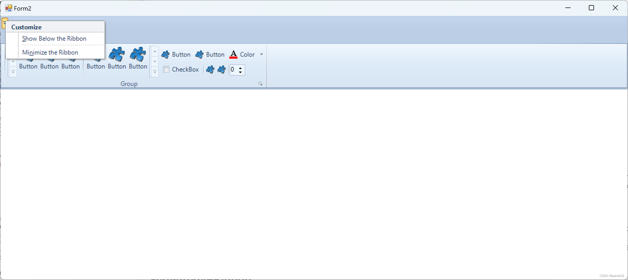 Krypton控件组使用之KryptonRibbon-CSDN博客