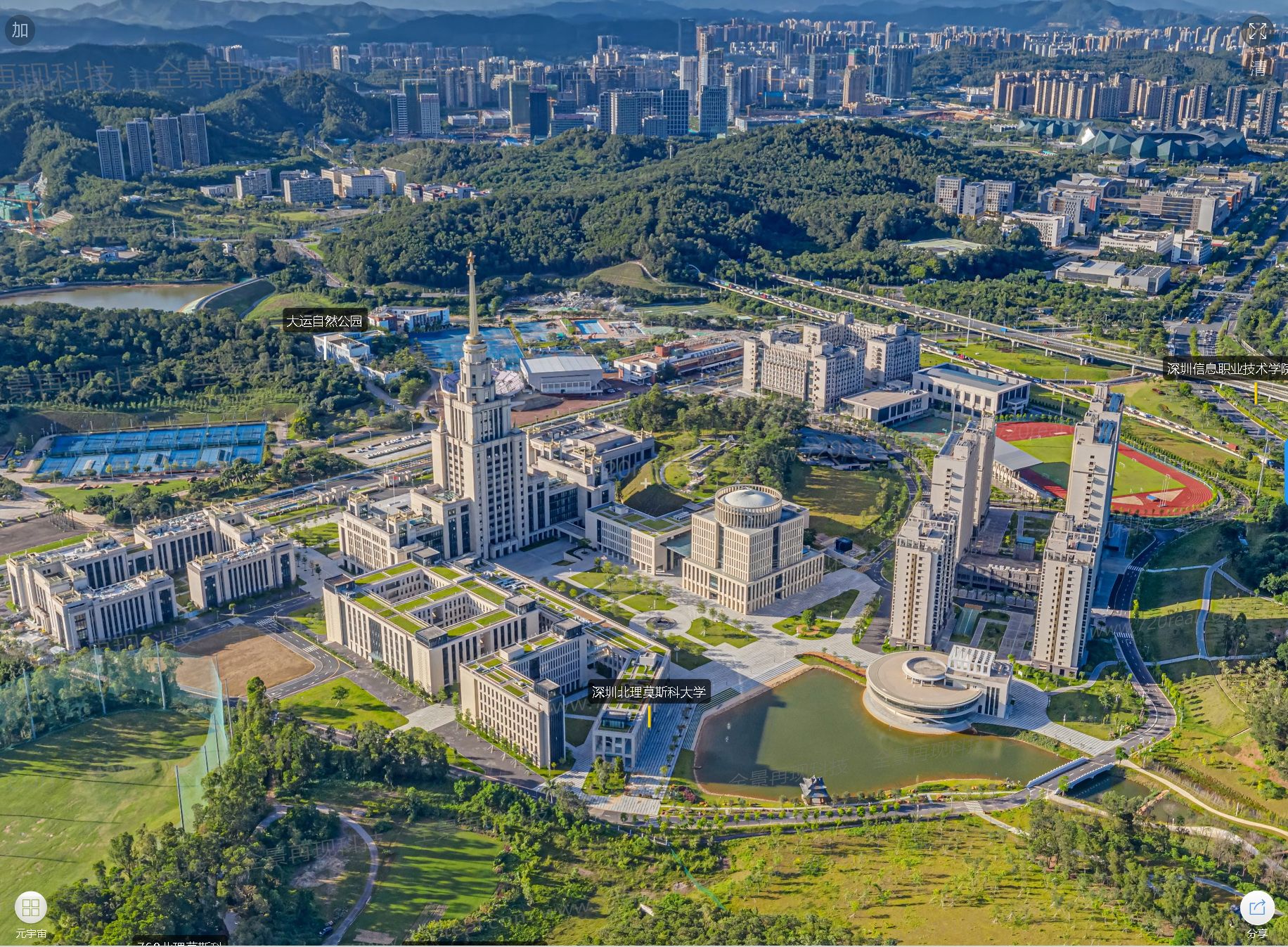 北理莫斯科大学航拍多图27张(航拍深圳第1集)