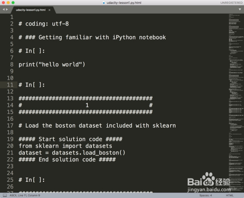 Ipython Notebook ipynb文件转化为Python脚本