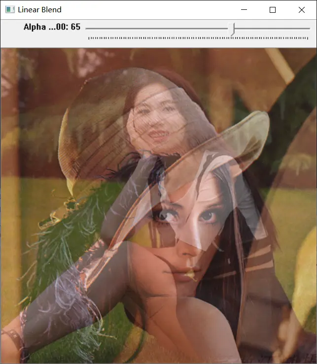 两幅图像的混合