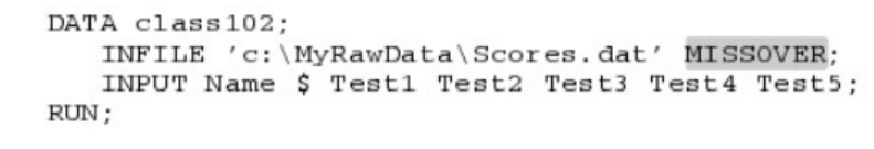 图片来源于《The Little SAS Book》