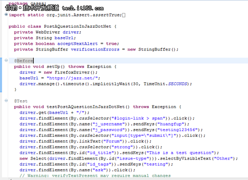 基于Selenium2和TestNG的自动化测试